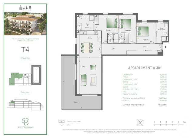 Appartement F4 à vendre - 4 pièces - 109.12 m2 - FORCALQUIER - 04 - PROVENCE-ALPES-COTE-D-AZUR - Century 21 Provence Immobilier