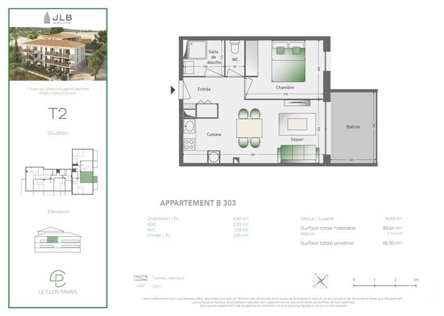 Appartement F2 à vendre - 2 pièces - 38.64 m2 - FORCALQUIER - 04 - PROVENCE-ALPES-COTE-D-AZUR - Century 21 Provence Immobilier