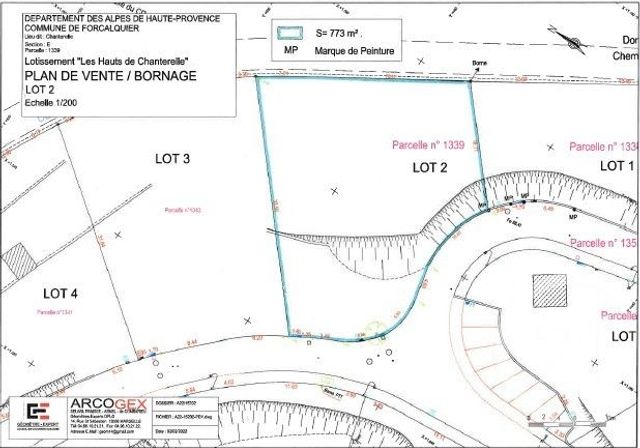 terrain à vendre - 773.0 m2 - FORCALQUIER - 04 - PROVENCE-ALPES-COTE-D-AZUR - Century 21 Provence Immobilier