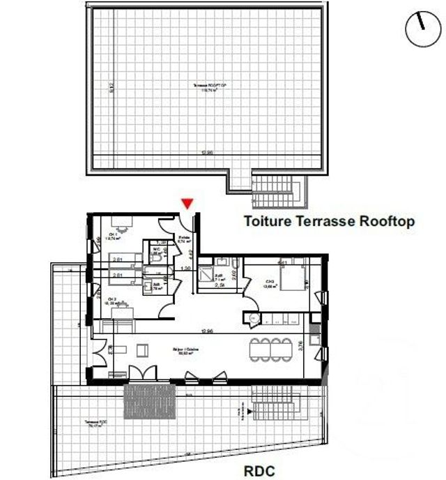 Appartement F4 à vendre - 4 pièces - 100.61 m2 - ORAISON - 04 - PROVENCE-ALPES-COTE-D-AZUR - Century 21 Provence Immobilier